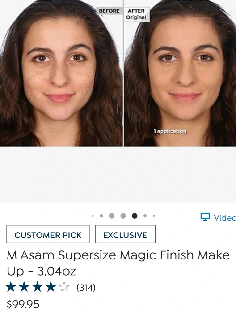 M.Asam Supersize Magic Finish Make-up Mousse - 3.4 oz Original